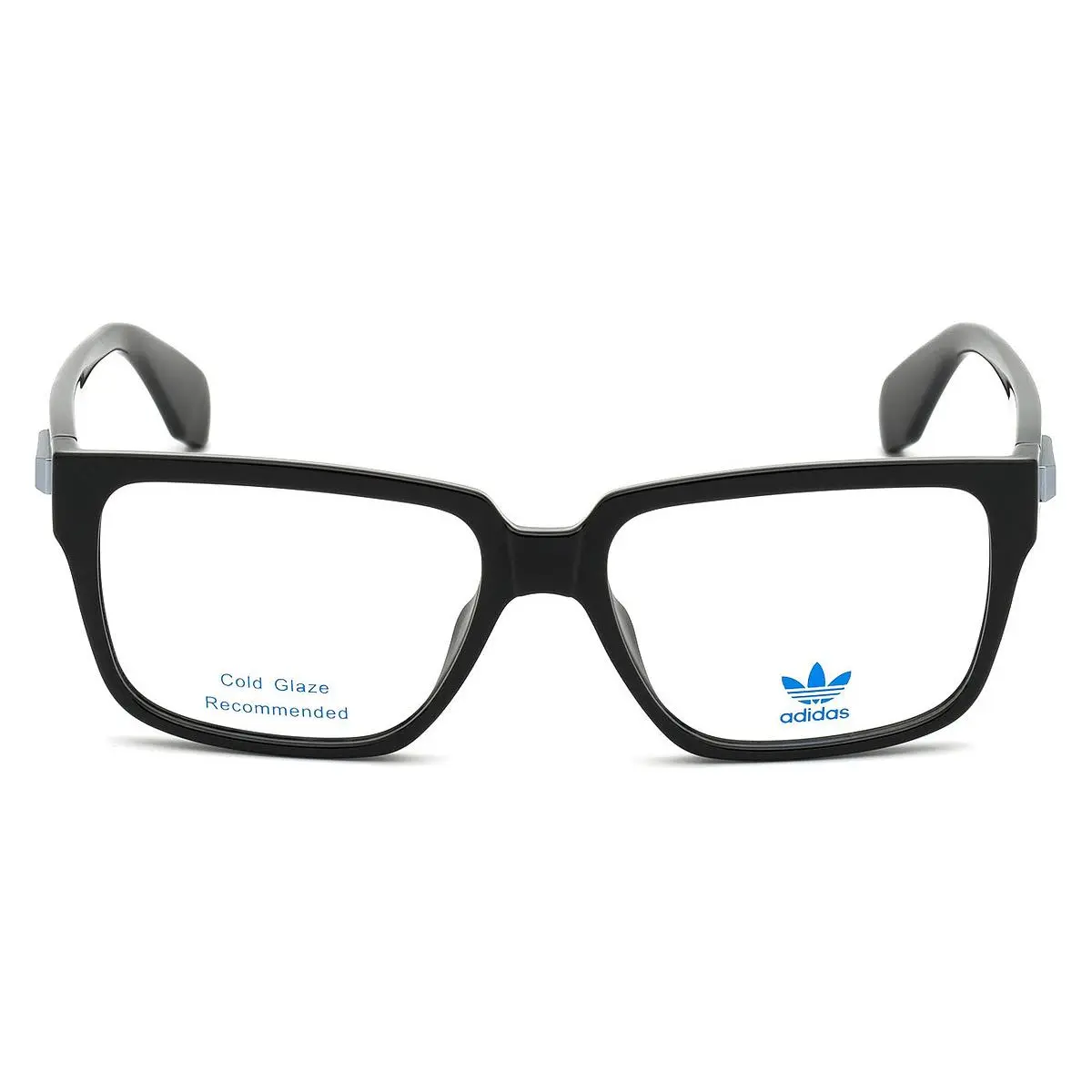 OR5005 Eyeglasses Men Shiny Black Rectangle 55mm by Adidas