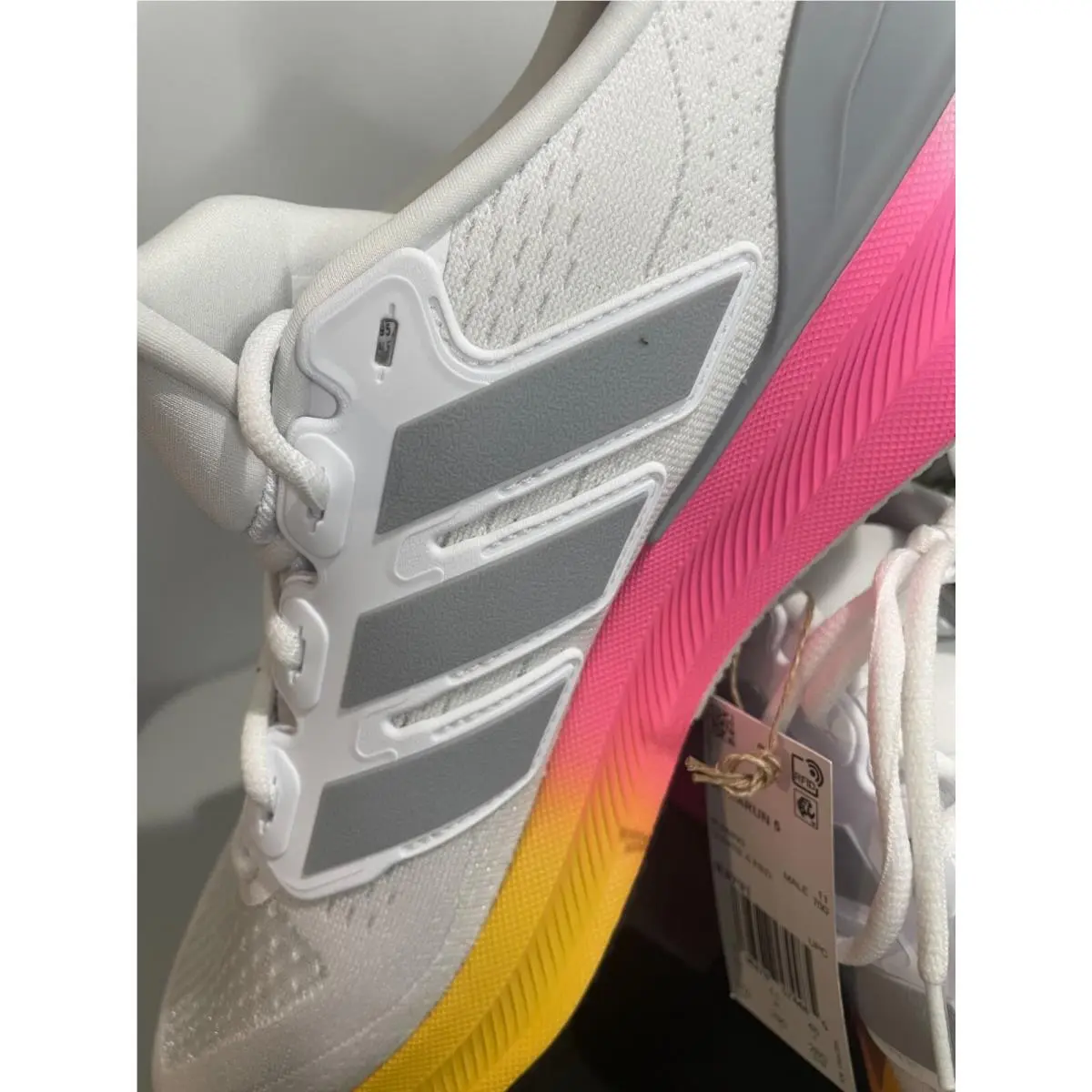 Adidas shoes - adidas Running - Running - Adidas UltraRun - Whithe Pink Yellow 8
