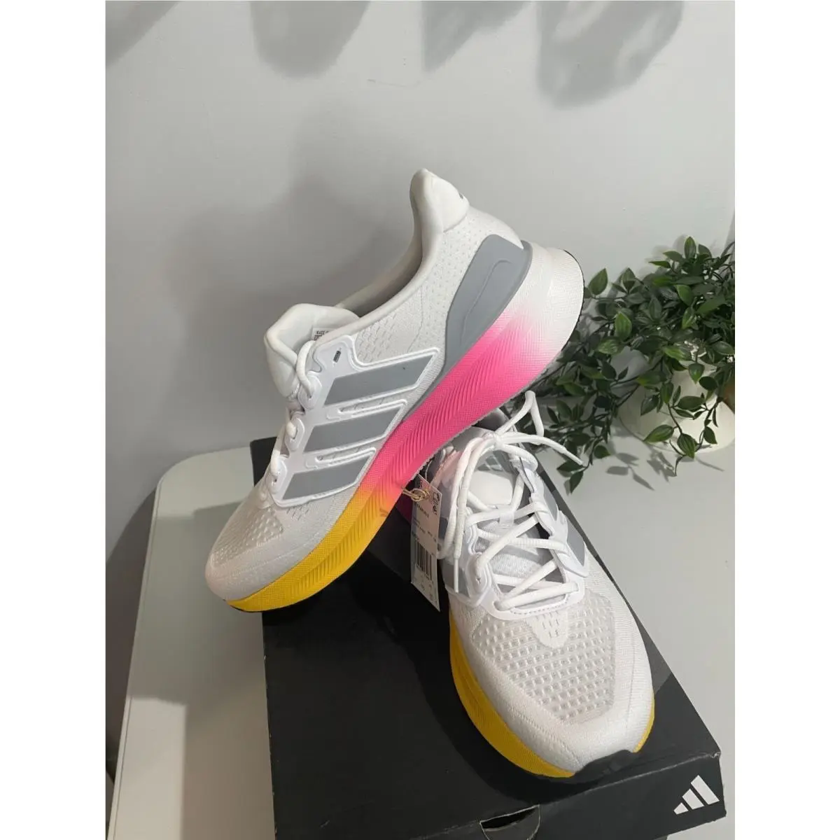 Adidas shoes - adidas Running - Running - Adidas UltraRun - Whithe Pink Yellow 3