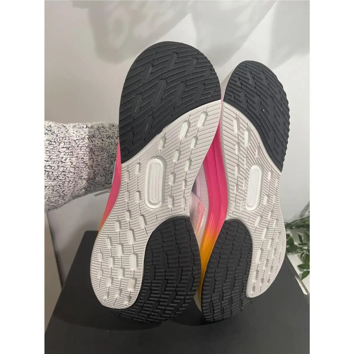 Adidas shoes - adidas Running - Running - Adidas UltraRun - Whithe Pink Yellow 6