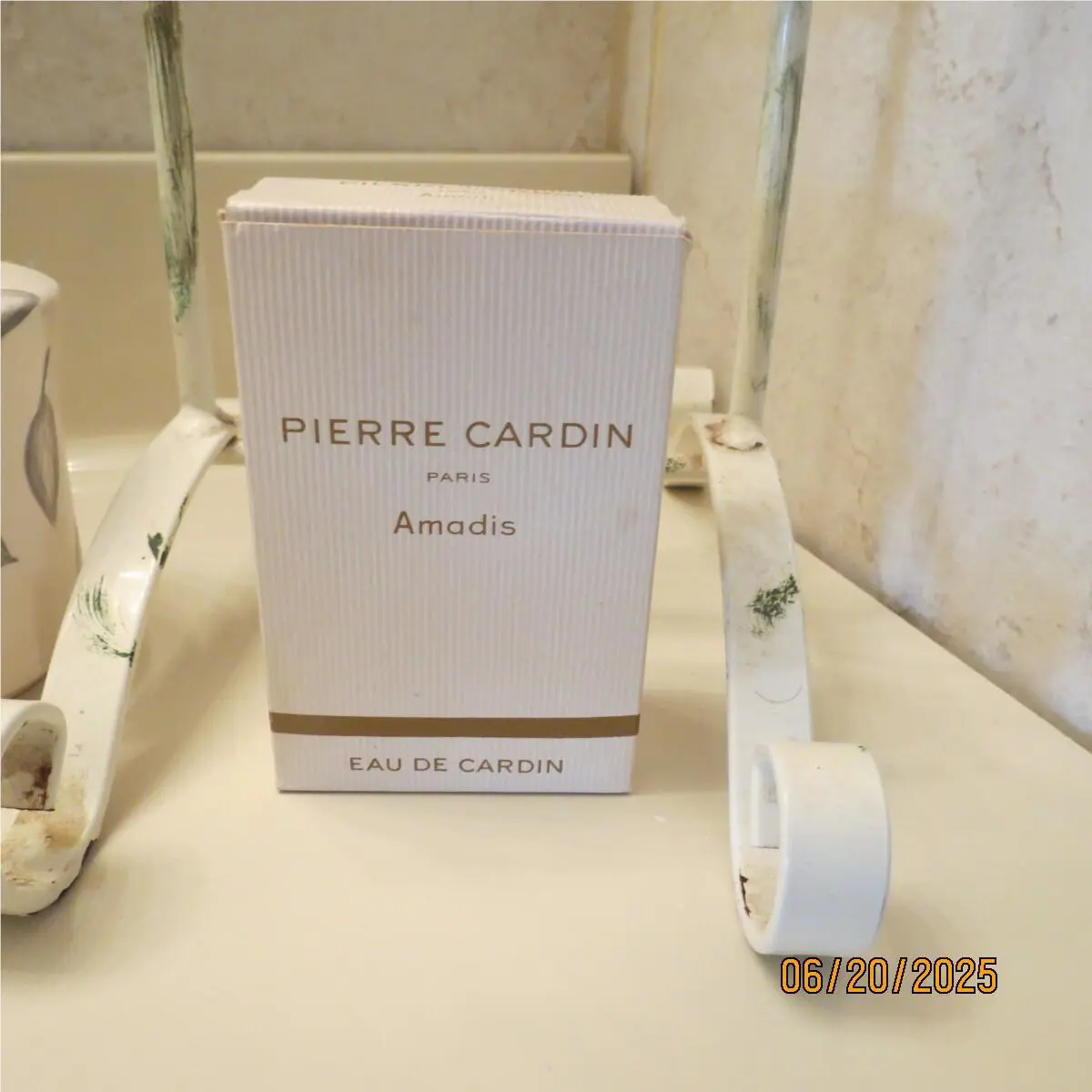Amadis Eau de Cardin 4 oz Edt Vintage Box Shows Wear by Pierre Cardin