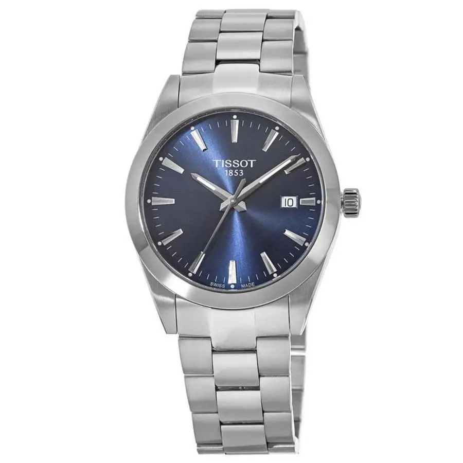Tissot Gentlemen Blue Dial 40mm Mens Quartz Watch T1274101104100