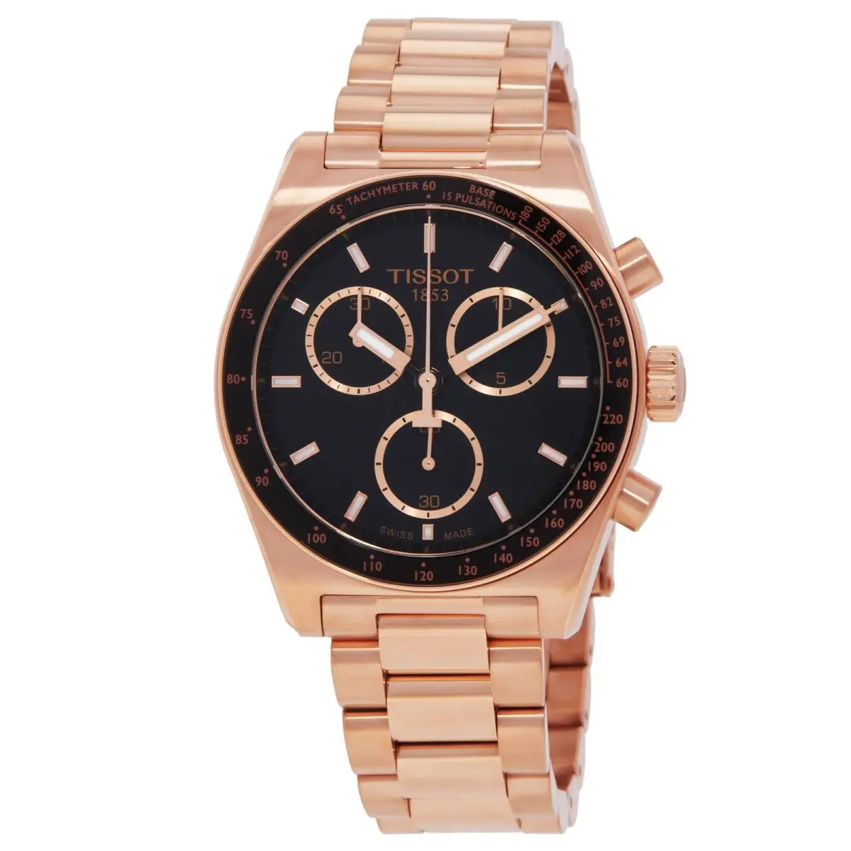 PR516 Chronograph Quartz Black Dial Men`s Watch T1494173305100 by Tissot