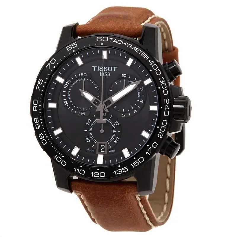 Supersport Chronograph Quartz Black Dial Men`s Watch T125.617.36.051.01 by Tissot