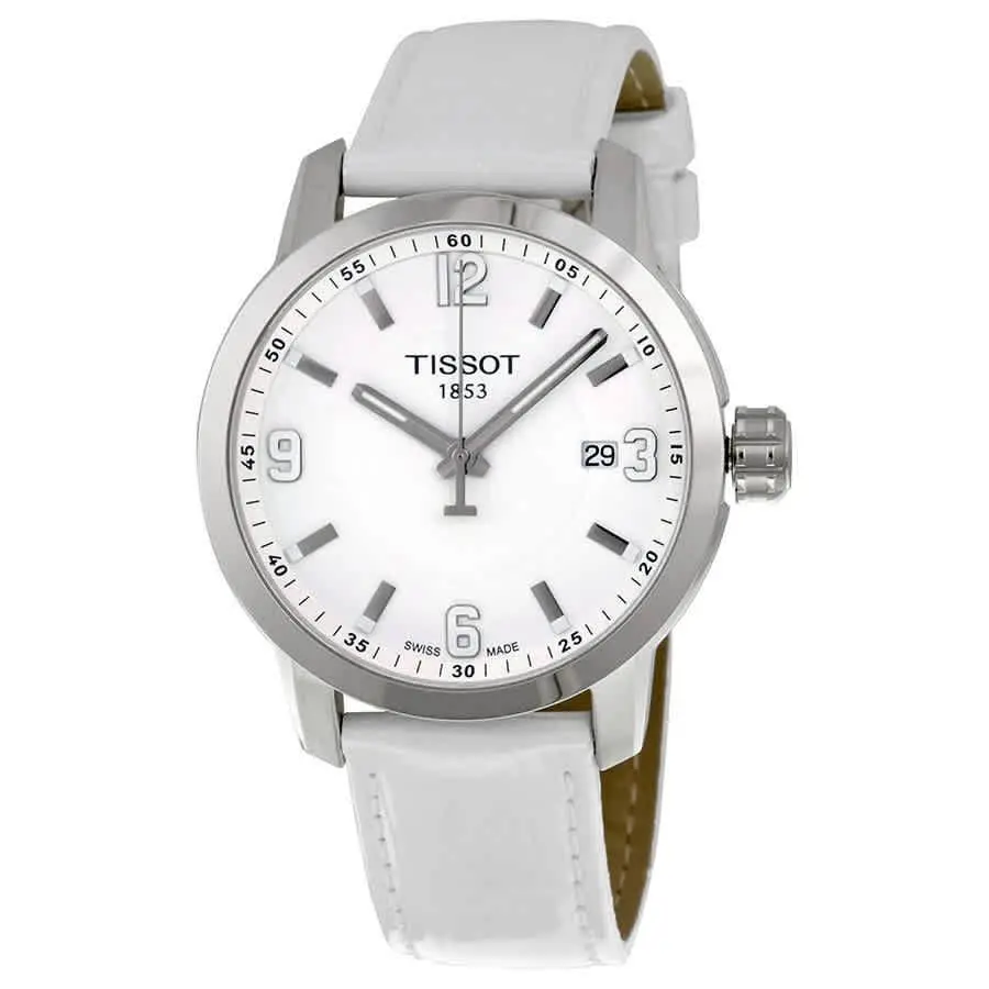 Prc 200 Quartz Silver Dial Unisex Watch T0554101601700 by Tissot
