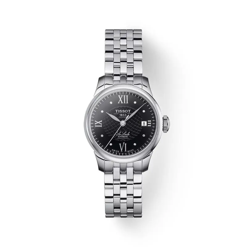 Tissot Le Locle Automatic Lady Black Dial Stainless Steel Watch T41.1.183.56