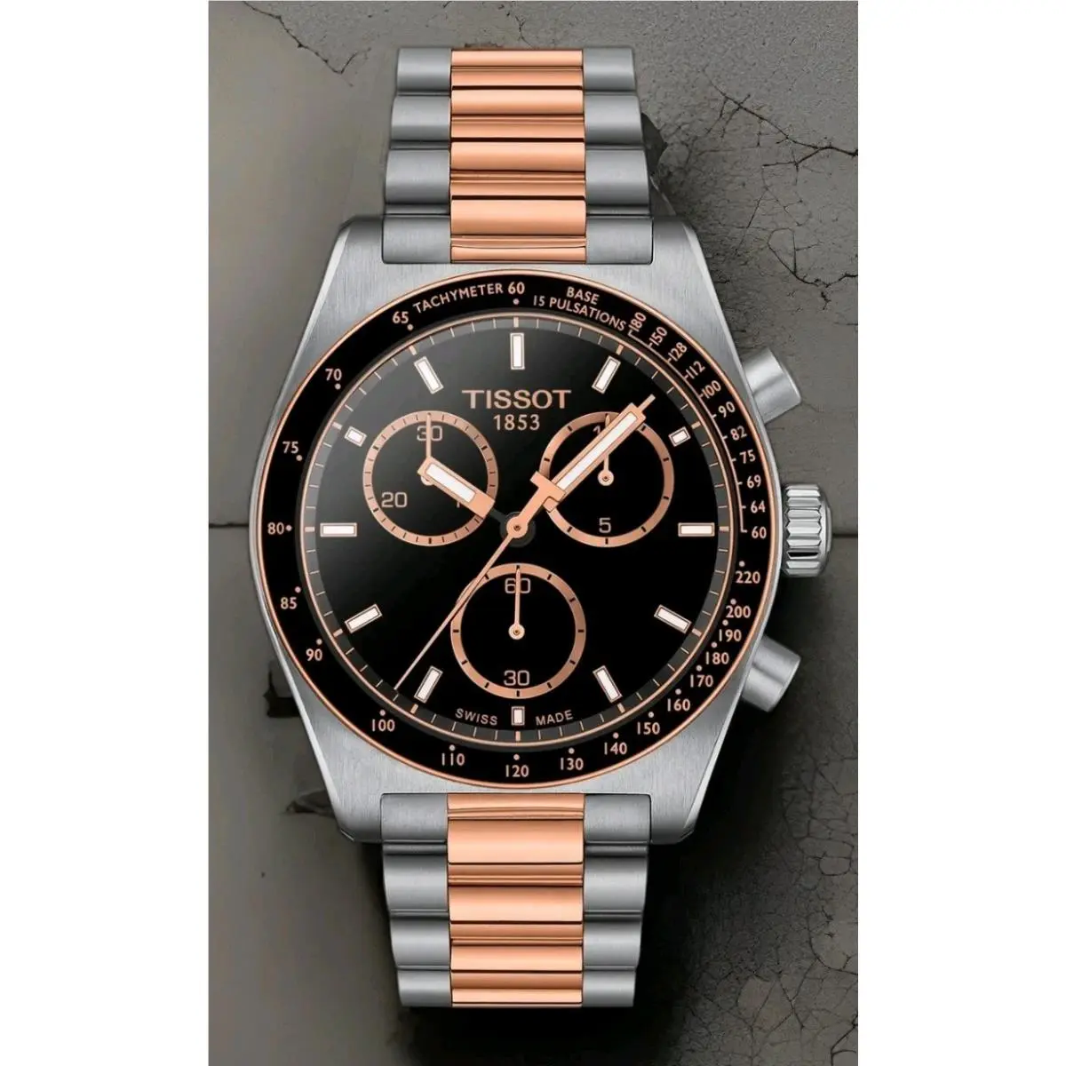 Tissot PR516 Chronograph Quartz 40mm Rose Gold Two-tone Watch T149.417.22.051.01