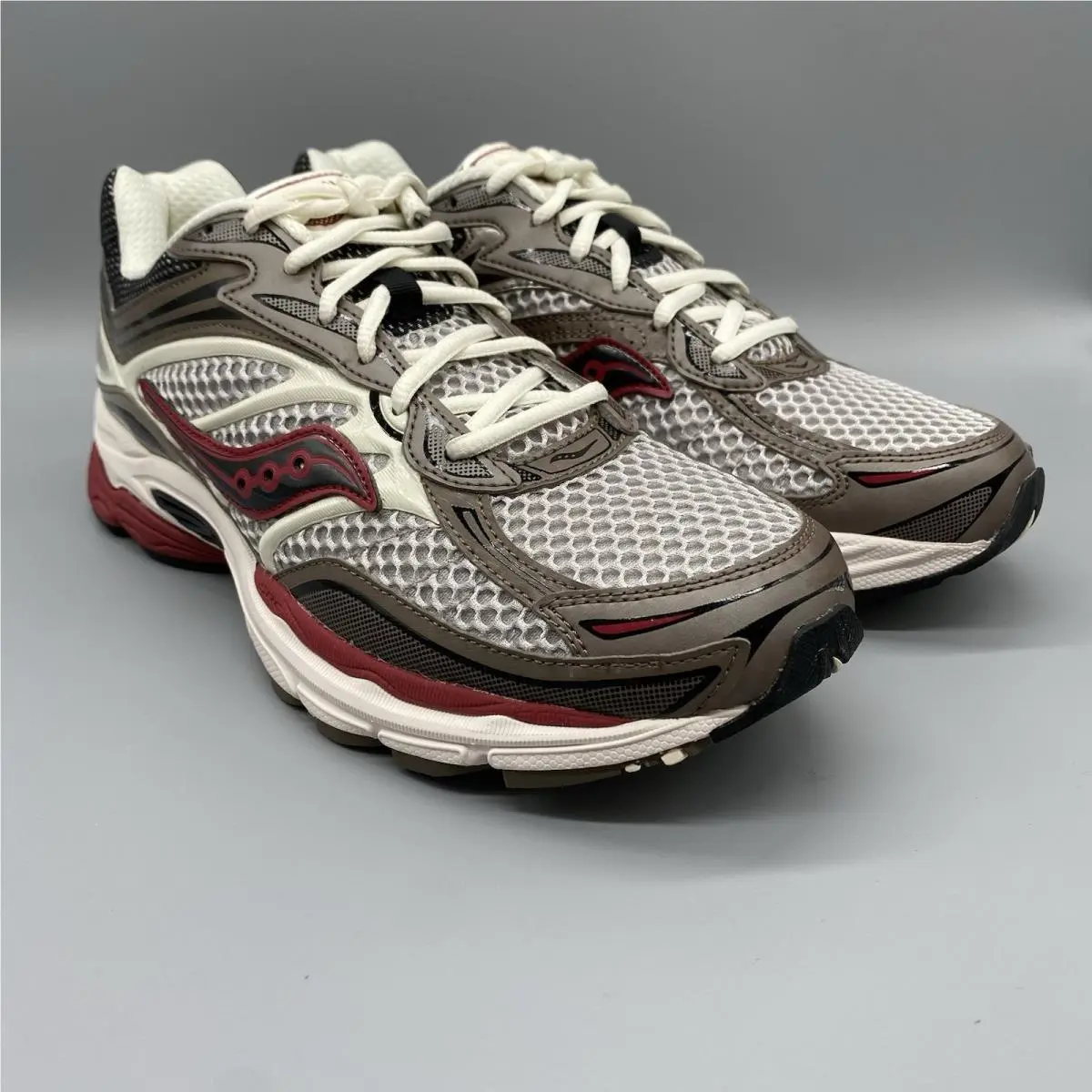 Saucony Shoes Mens US 11 Brown Red Progrid Omni 9 Sneakers S70739-6
