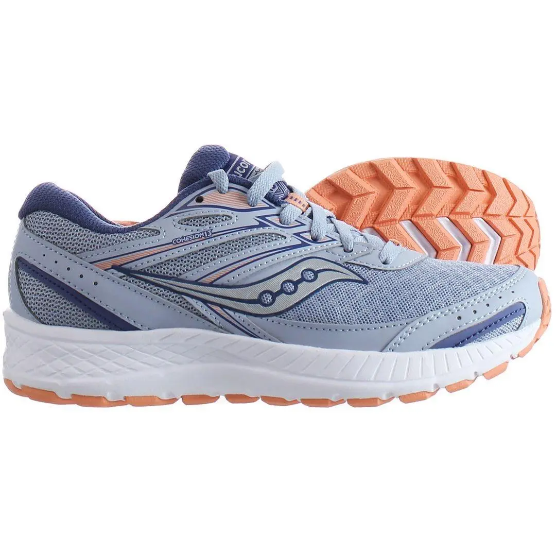 Saucony Versafoam Cohesion 13 Blue Mist/melon Women`s Running Shoes Size 8 M