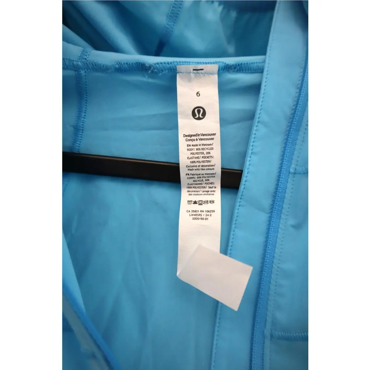 Lululemon clothing - Mist Over Windbreaker - Mist Over Windbreaker - LW4BSRS - Blue 1