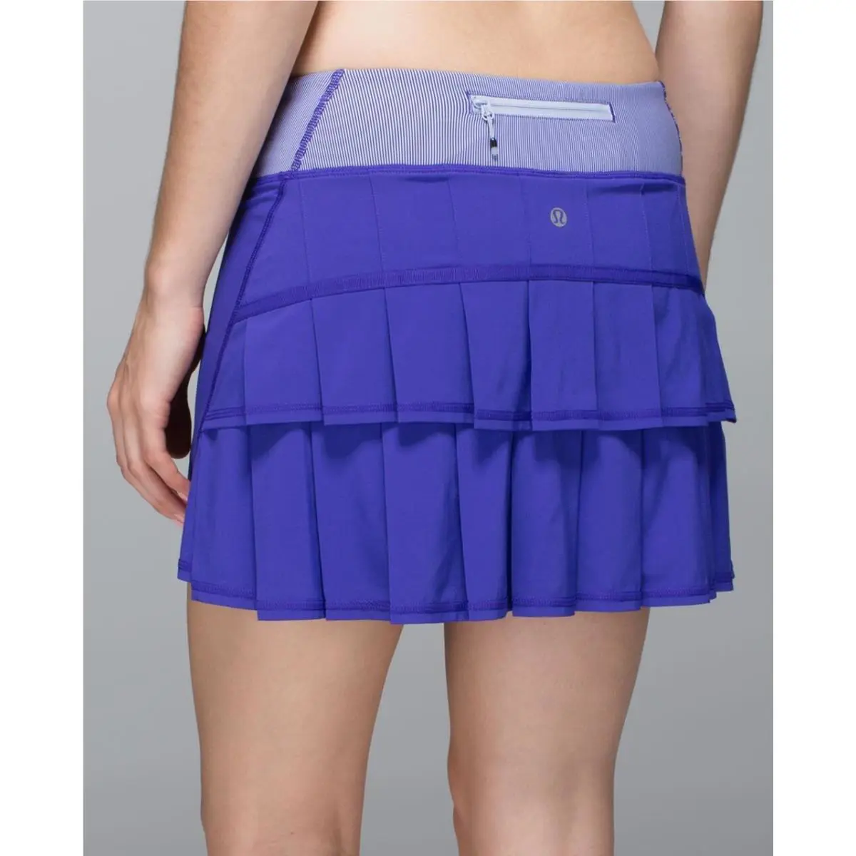 Lululemon - Skirt - Pace Setter - Size 10 Tall - Bruised Berry Wee Stripe