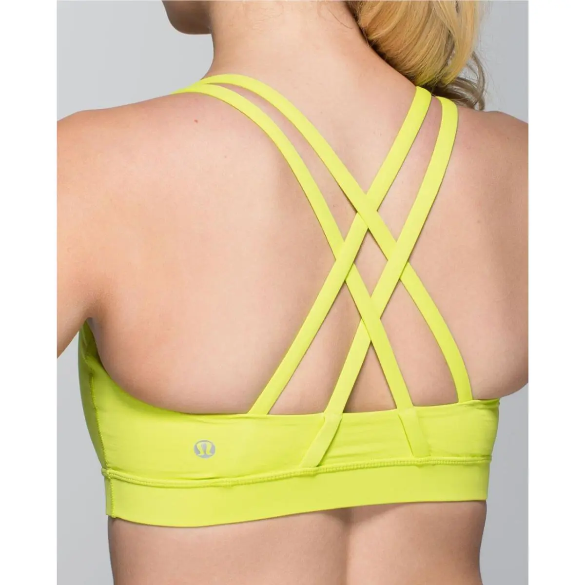Lululemon - Sports Bra - Energy - Size 10 - Antidote Yellow Green