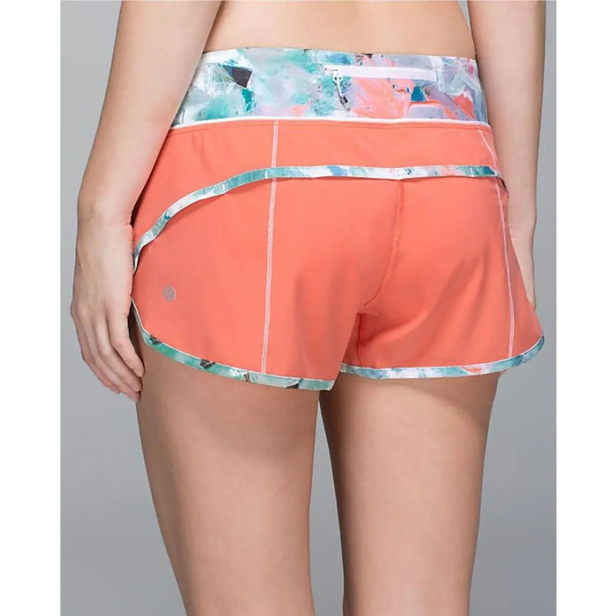 Lululemon - Short - Run: Speed - Size 06 - Plum Peach Blushed Illusion Multi