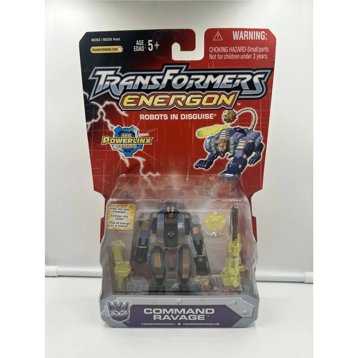 Transformers Energon Command Ravage Action Figure 2004 Hasbro 01373