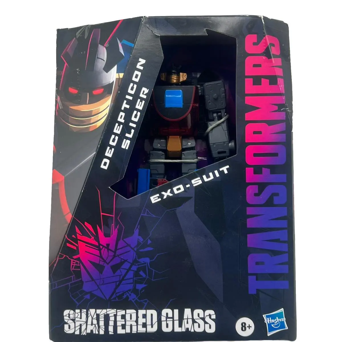 Transformers Slicer with Exo-suit Idw Shattered Glass Deluxe Class