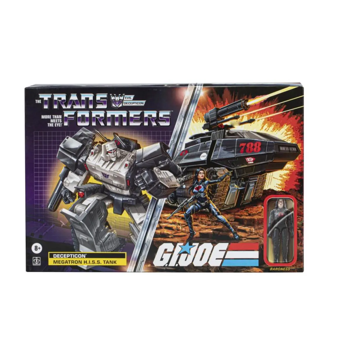 Transformers G.i. Joe x Transformers Megatron H.i.s.s. Tank Baroness