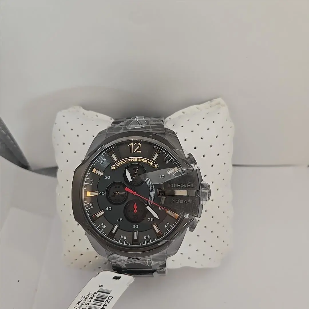 Diesel Men`s Watch Mega Chief Chronograph Bronze Color of Steel DZ4421. 53mm