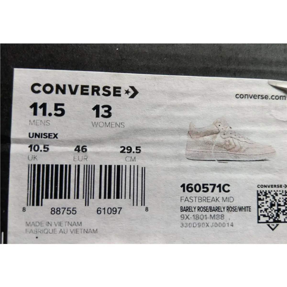 Converse shoes - Converse Fastbreak Mid - Fastbreak Mid - 160571c - Barely Rose 5