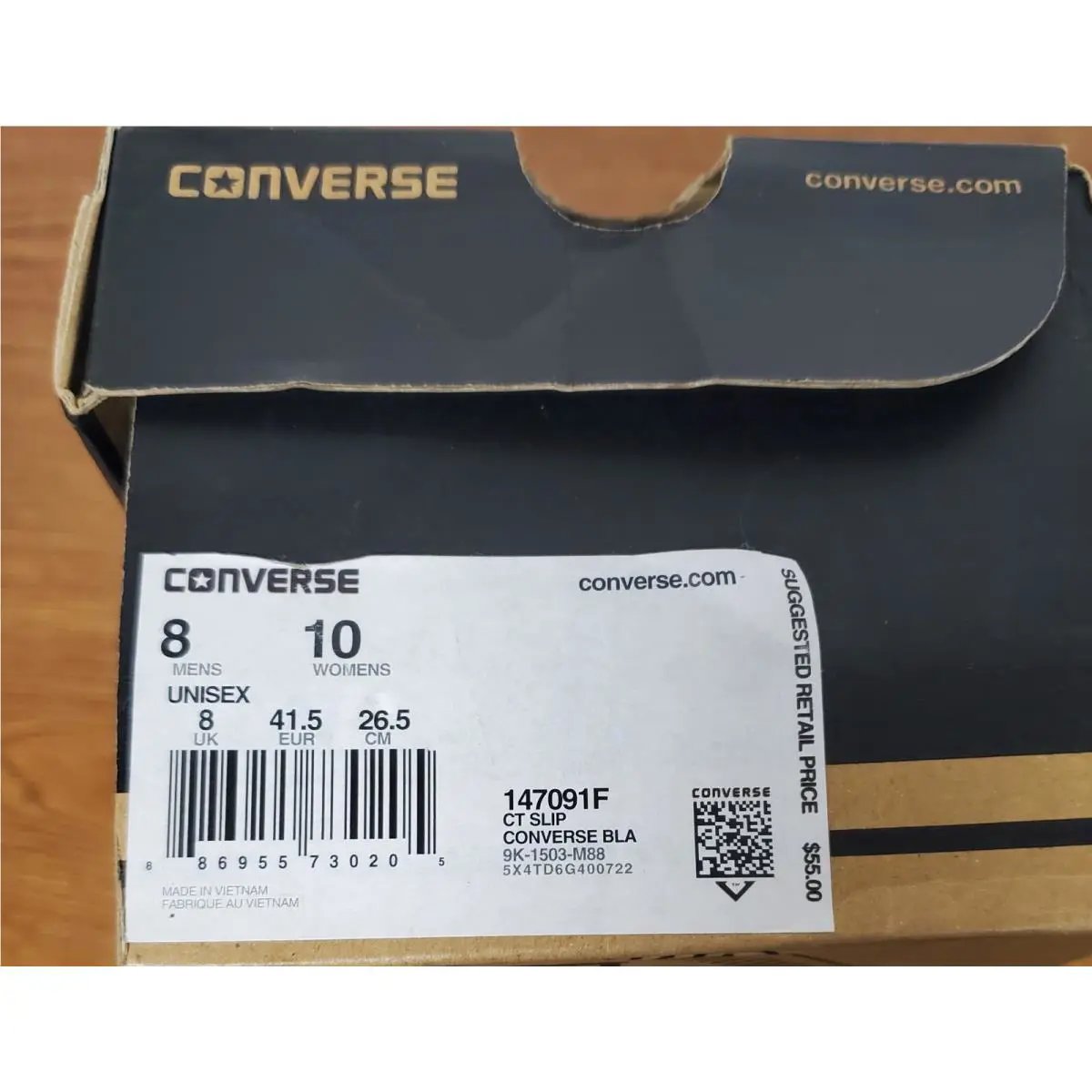 Converse shoes - 147091F - 147091F - Black (UPC: 886955730205) 7