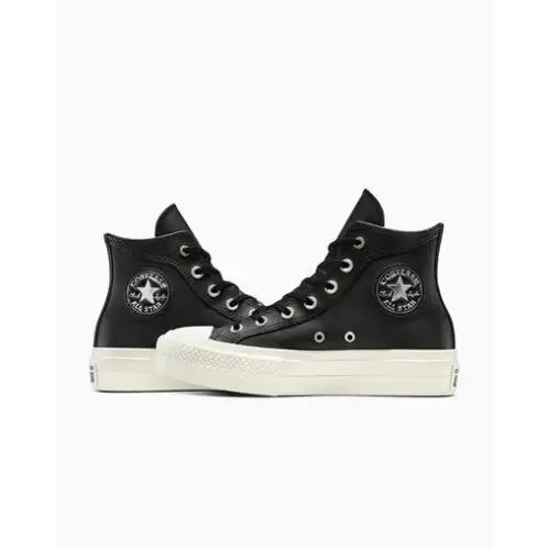 Converse shoes - Converse Chuck Taylor All-Star Lift Platform - A15473C - Black/Egret/Silver (UPC: 194435586038) 1