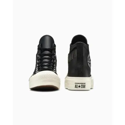 Converse shoes - Converse Chuck Taylor All-Star Lift Platform - A15473C - Black/Egret/Silver (UPC: 194435586038) 2