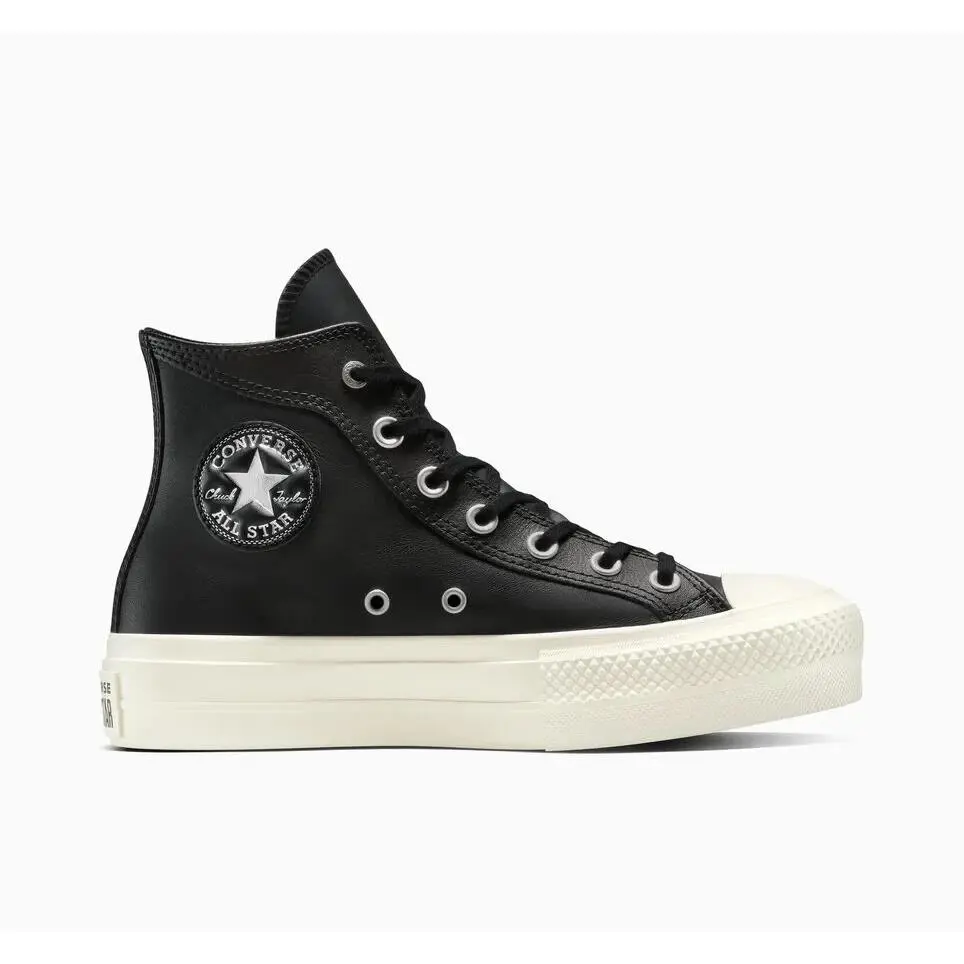 Converse shoes - Converse Chuck Taylor All-Star Lift Platform - A15473C - Black/Egret/Silver (UPC: 194435586038) 3
