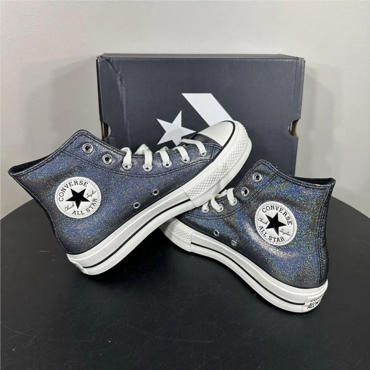 Converse shoes - Converse Chuck Taylor All-Star Lift Platform - A13384C - Black 6