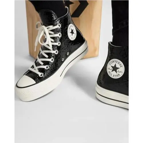 Converse shoes - Converse Chuck Taylor All Star Lift - A13384C - Black/Egret/Black (UPC: 194435271972) 2
