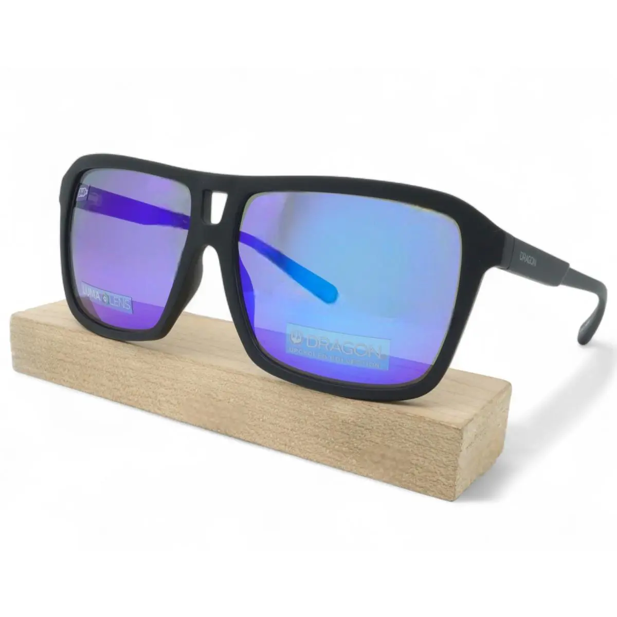 48090-003 Unisex Dragon The Jam Upcycled Sunglasses - Frame: Matte Black