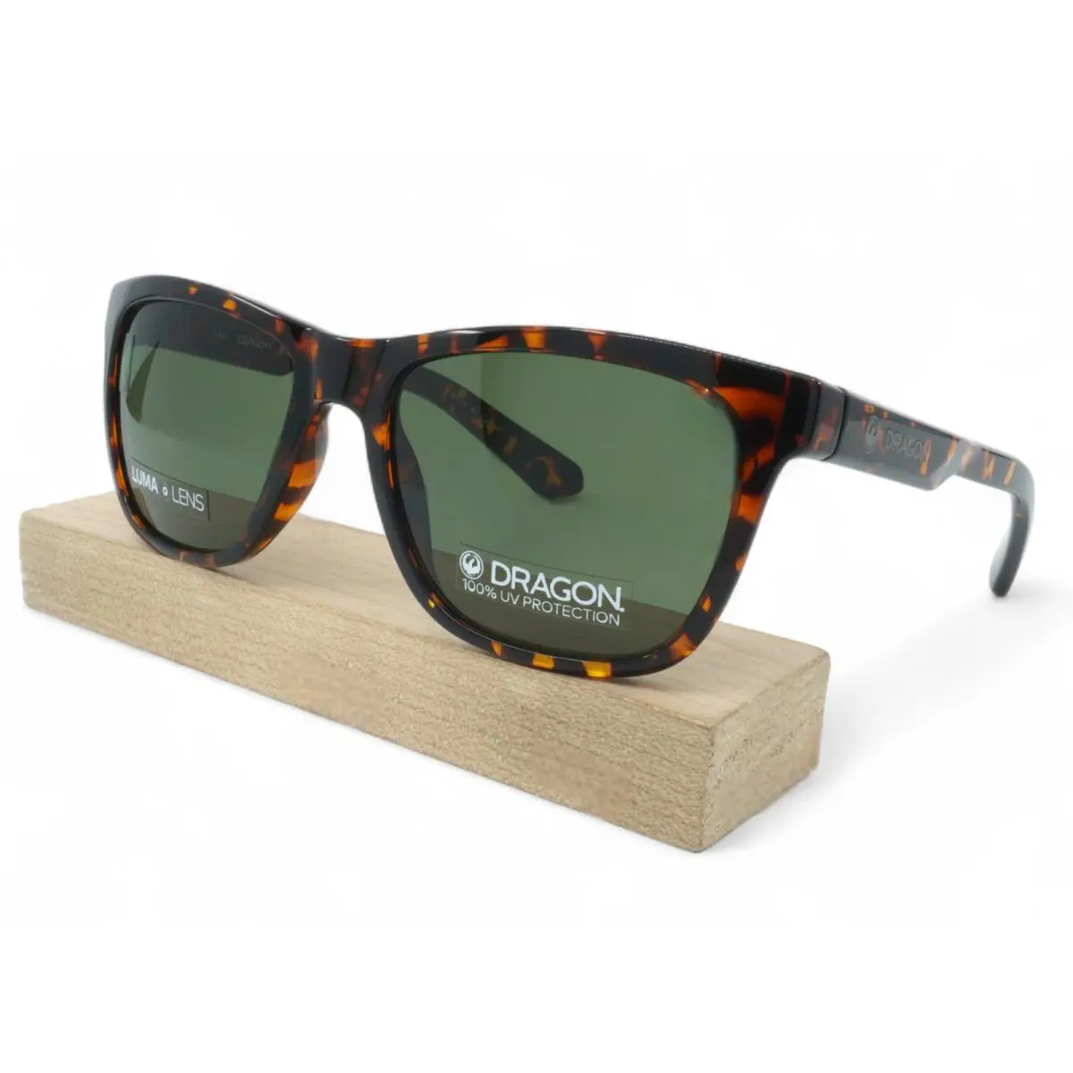 DR108S-240 Unisex Dragon Bishop Sunglasses - Frame: Shiny Tortoise