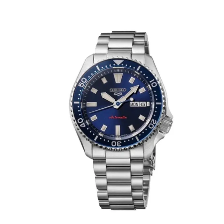 5 Sports Automatic SRPL83 Blue Dial Day/date Stainless Steel Men’s Watch by Seiko