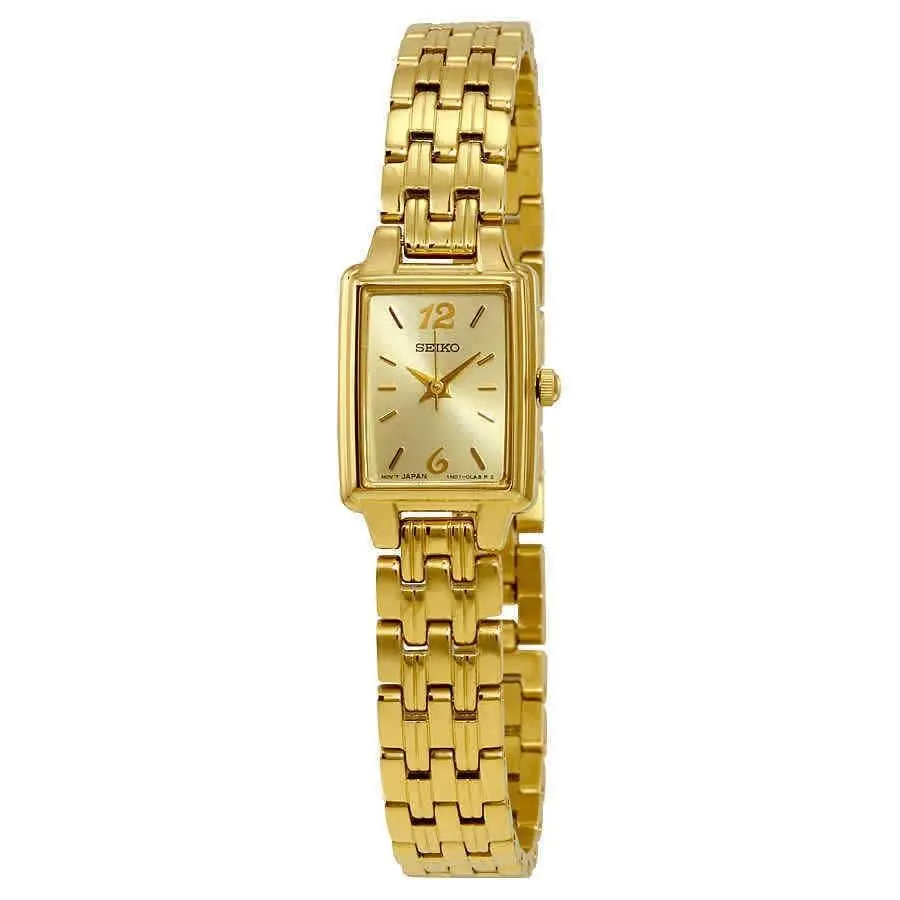 Seiko SXGL62 Women`s Gold Tone Stainless Steel Dress Watch