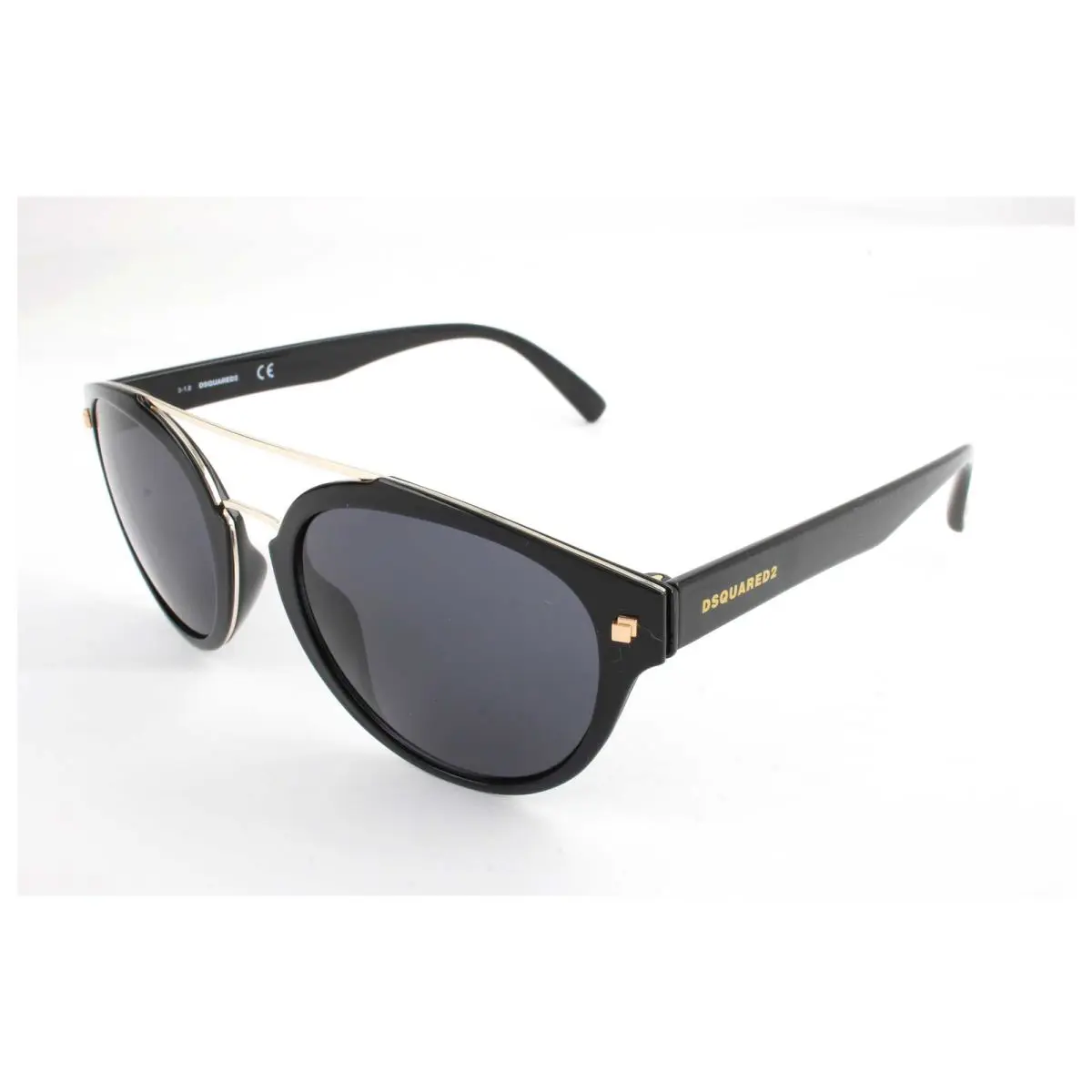 Dsquared2 Unisex 52mm Shiny Black Sunglasses DQ0255-01A-52