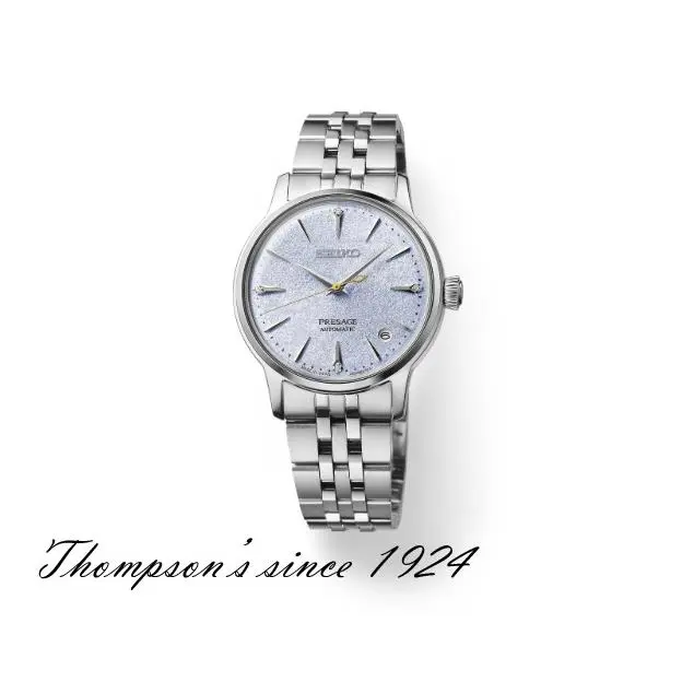 Seiko Presage Cocktail Time SRPL61 Light Blue Dial - Dial: Blue, Band: Silver