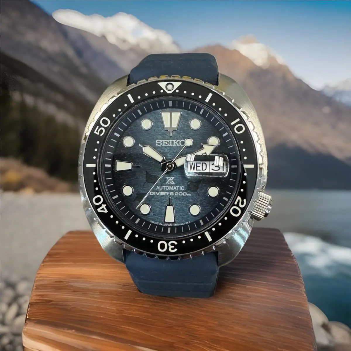 Seiko Automatic Prospex King Turtle Men`s Divers Watch SRPF77 Made In Japan