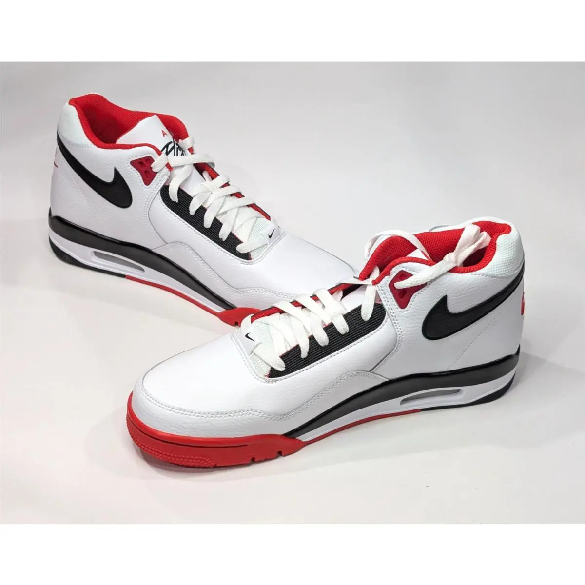 Nike shoes - Nike Flight Legacy - Flight Legacy - BQ4212-100 - White/Black/Red 9