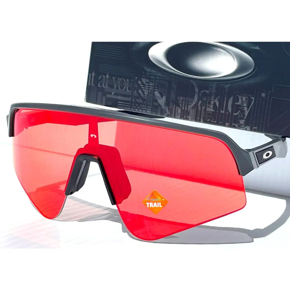 Oakley Sutro Lite Sweep Matte Carbon Prizm Trail Torch Lens Sunglass 9465-02