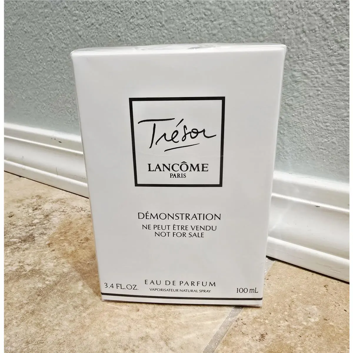 Lancome Tresor Parfum Edp Perfume Spray 3.4 fl oz Demo Vintage 1990 Rare