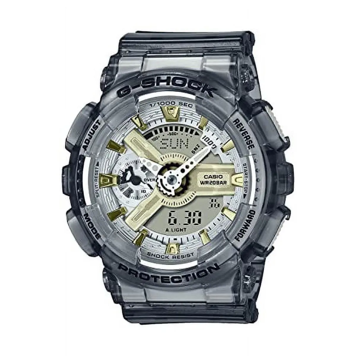 Casio Shock Web Limited Model GMAS110GS-8A Men`s Gray Watch - Gray
