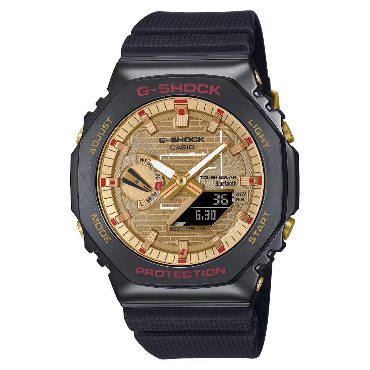 G-shock Rui Hachimura Signature Model ak Gold Dial Watch GBM2100RH-1A by Casio