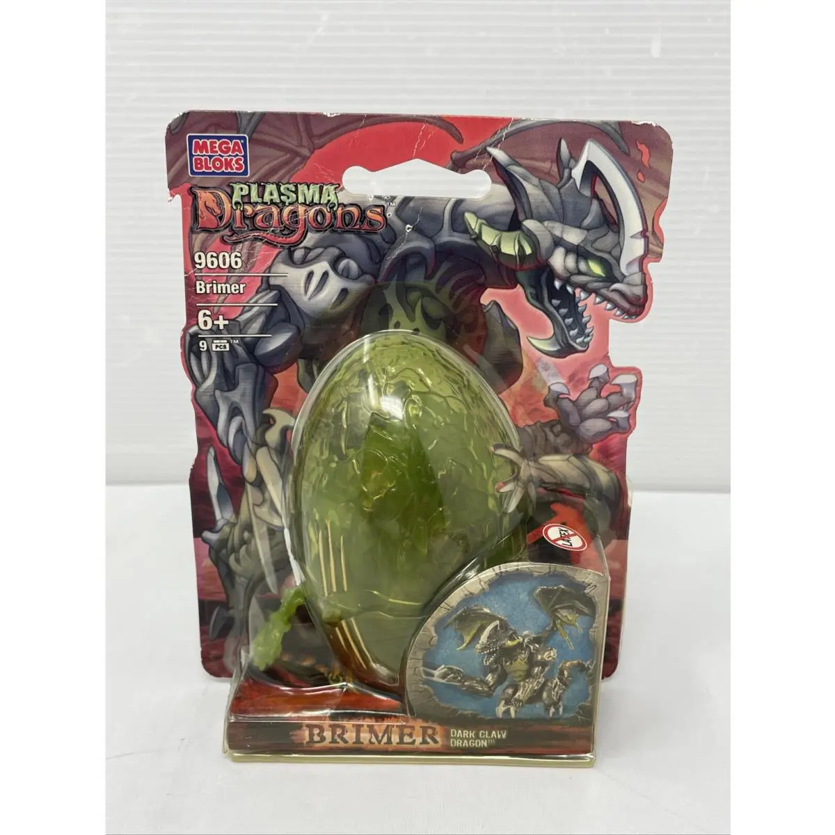 2005 Mega Bloks Plasma Dragons Brimer 9606 Building Set Figure Rare