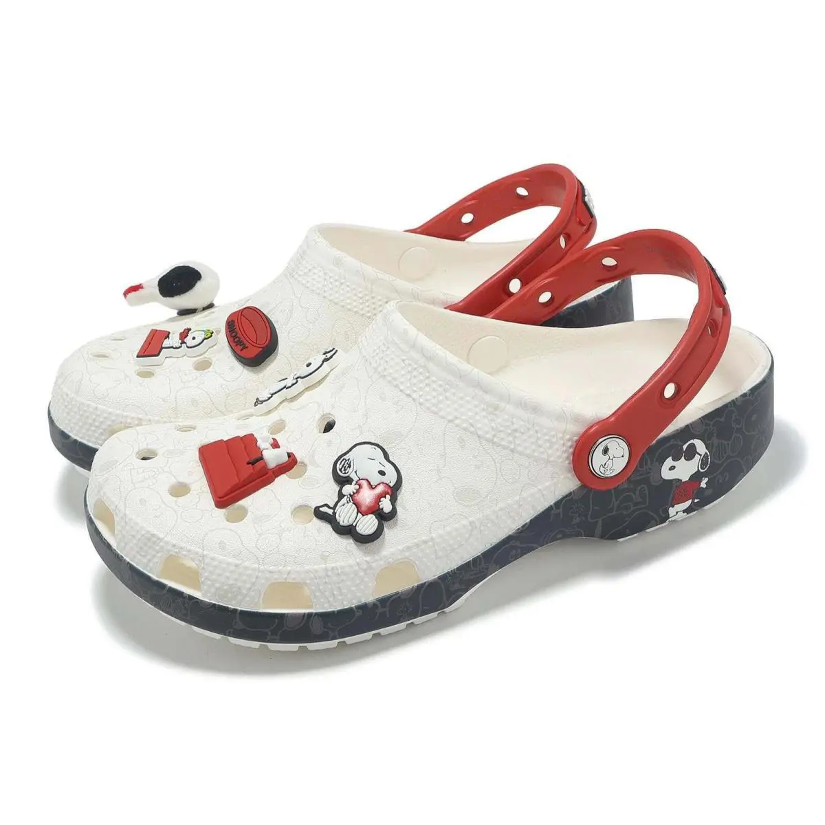 211124-90H Unisex Crocs Classic Clog `peanuts Snoopy`