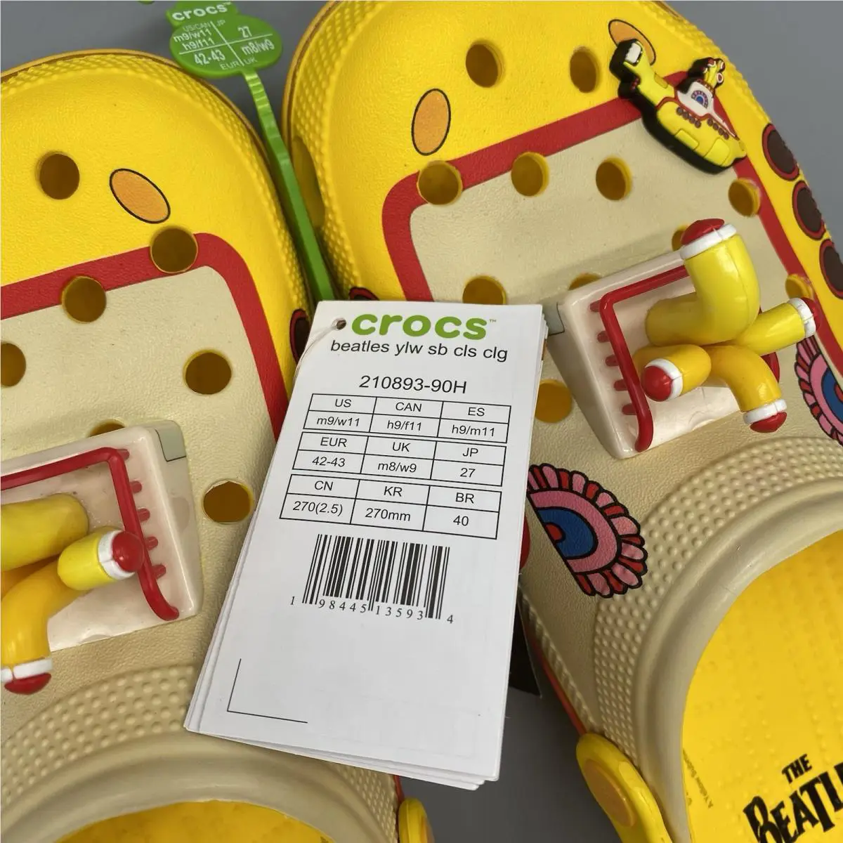 Crocs shoes - Crocs 210893-90H - Yellow 9