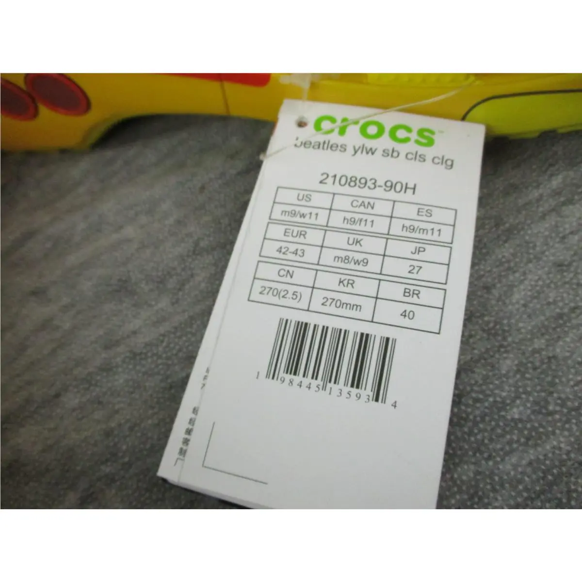 Crocs shoes Yellow Submarine - Yellow 7