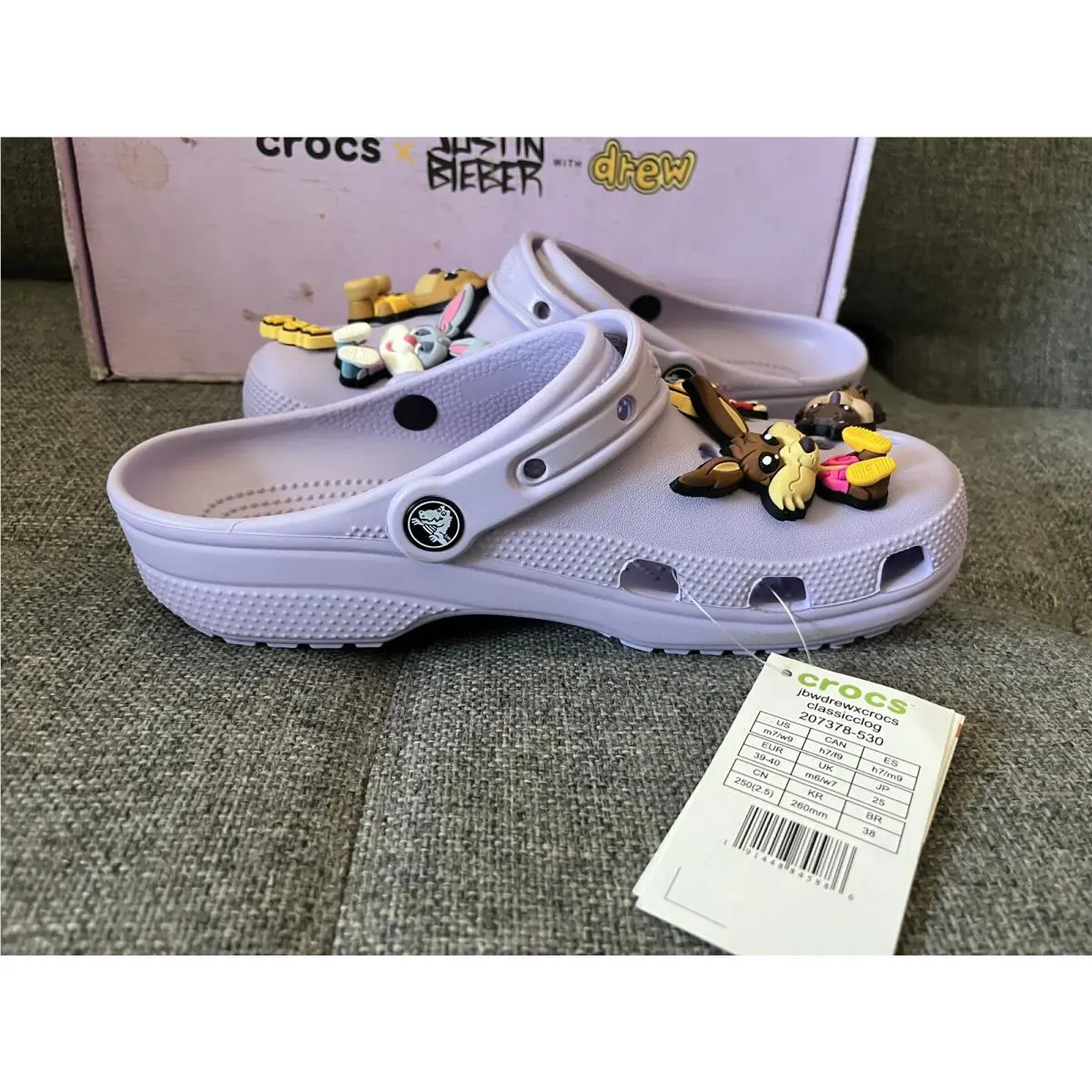 Crocs shoes - Beiber - Beiber - Purple (UPC: 191448845886) 4
