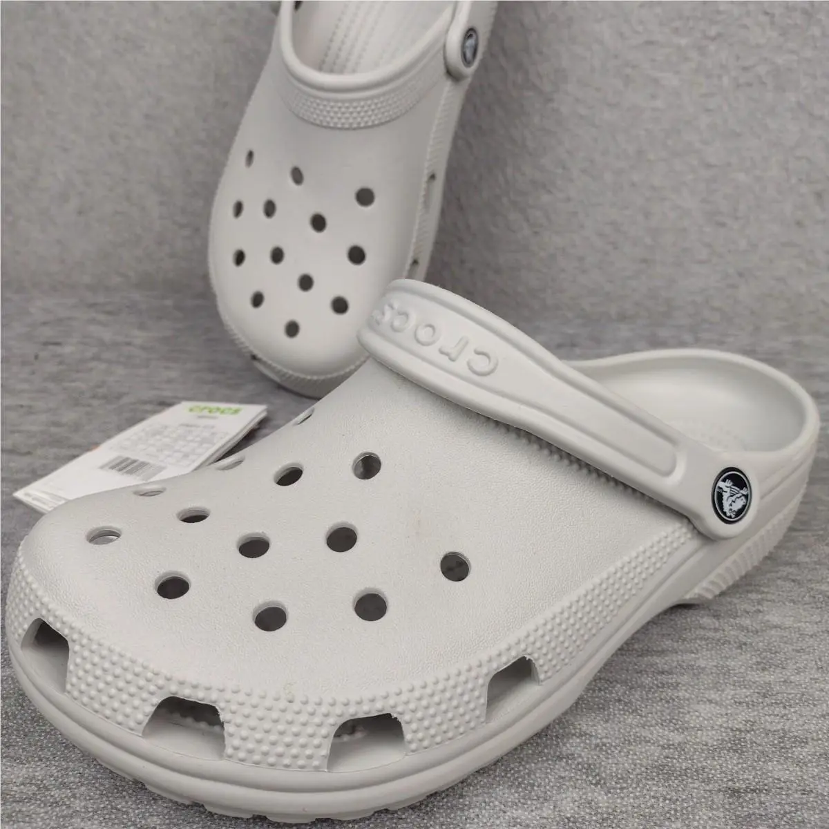 Crocs Classic Unisex Men`s 6 / W 8 Grey Ultra Light Water-friendly Sandals