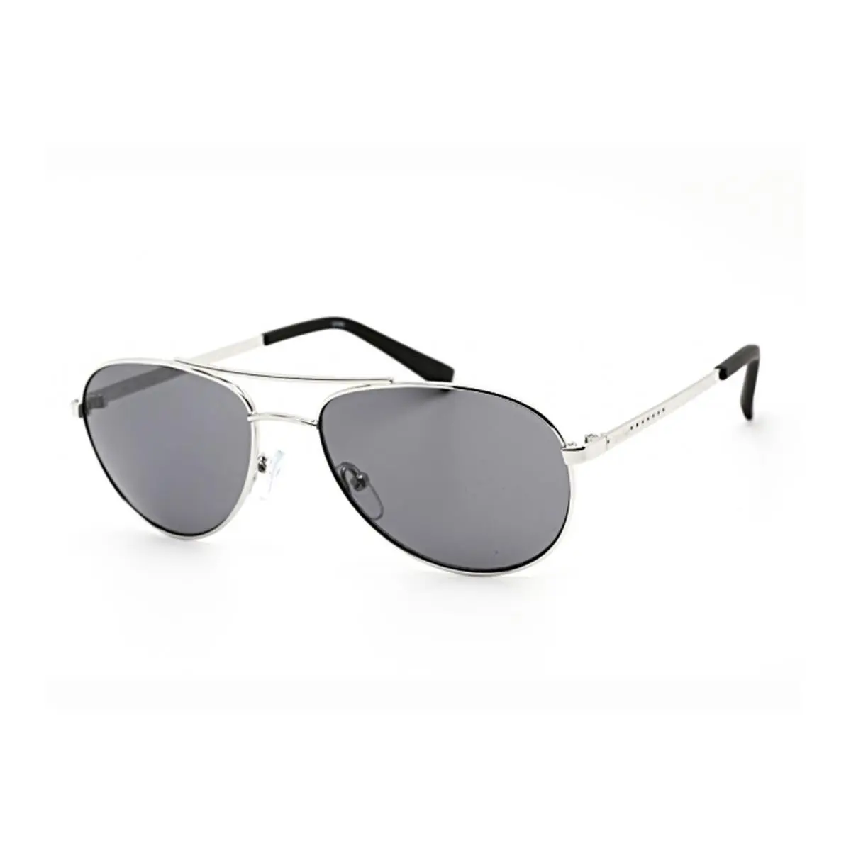 Calvin Klein Silver Aviator Frame / Gray Lenses Sunglasses - 1TEL6A