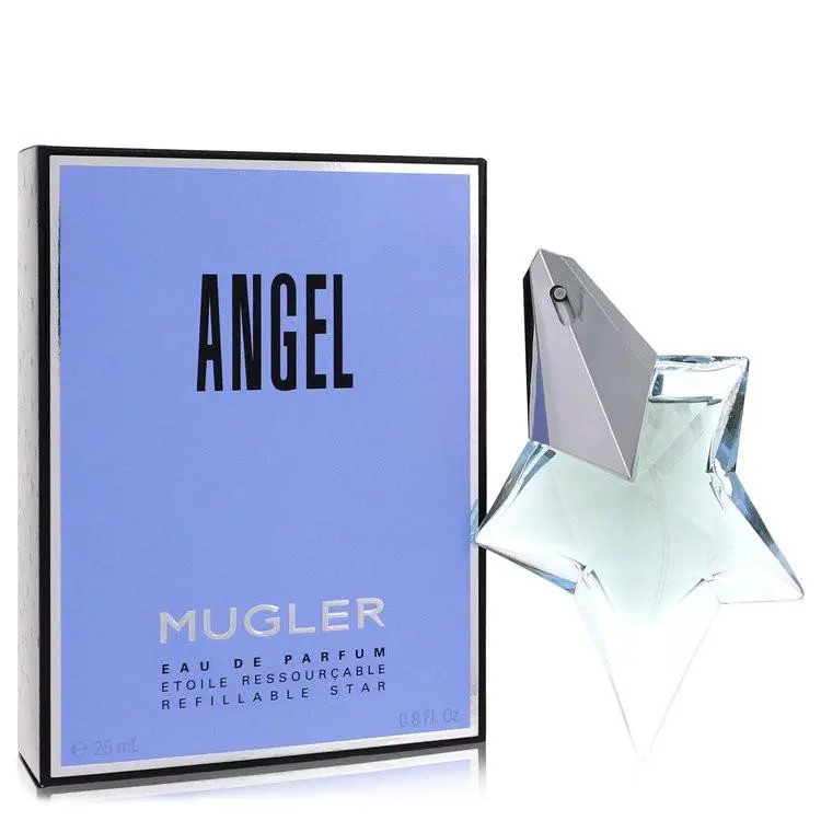 Angel by Thierry  Eau De Parfum Spray Refillable .8 oz For Women by Mugler