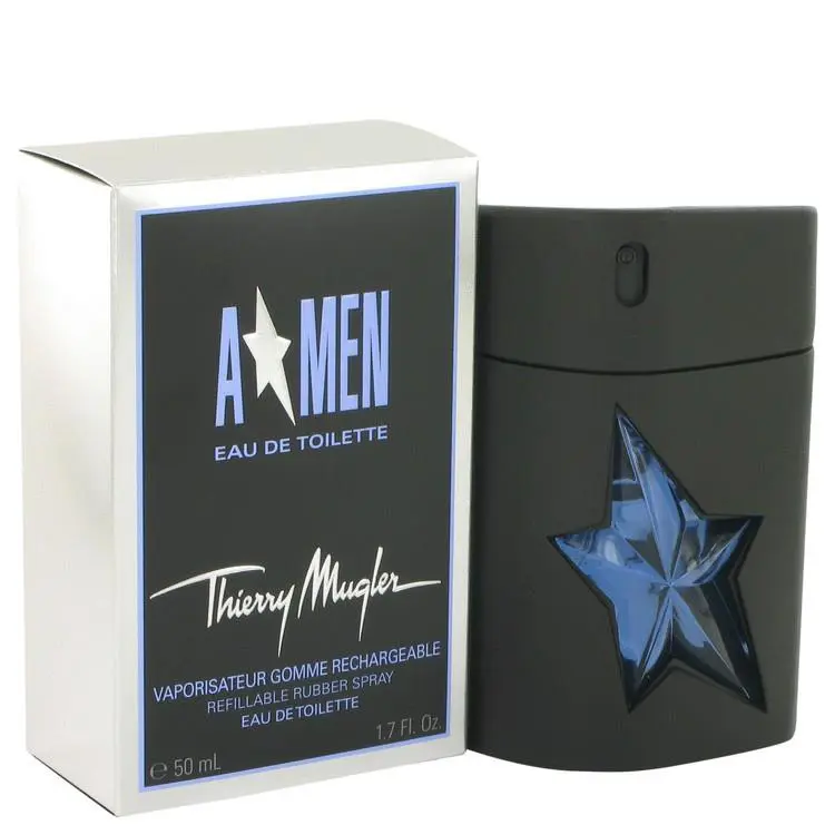 Angel by Thierry  Eau De Toilette Spray Refillable Rubber Flask 1.7 by Mugler