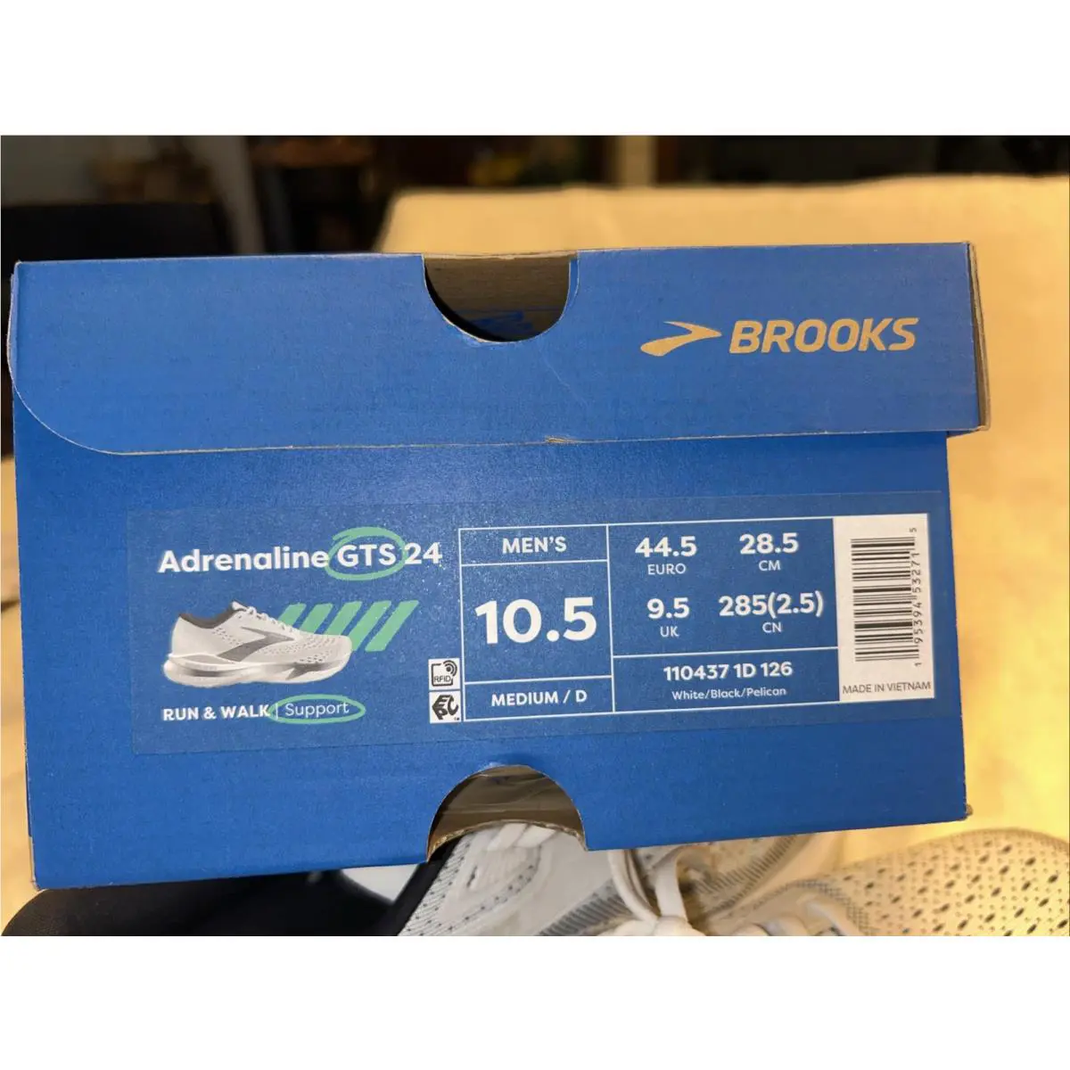Brooks shoes - Brooks Adrenaline GTS 24 - Adrenaline GTS - White/Black/pelican 17
